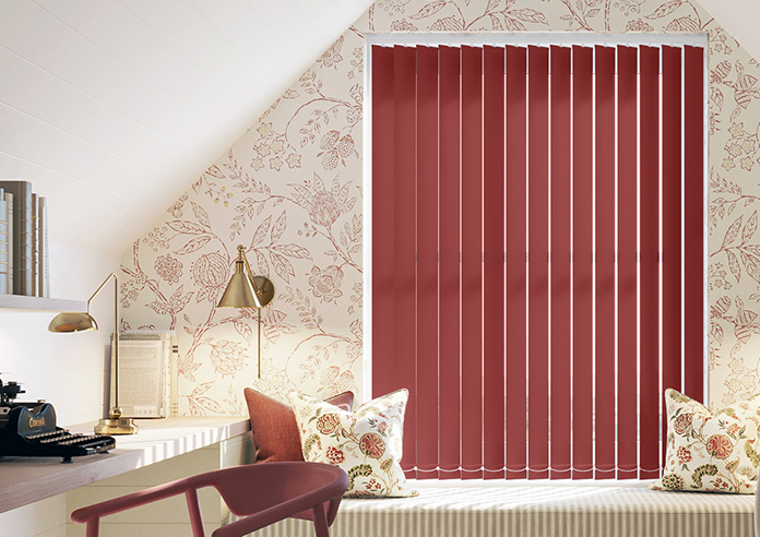 Orion (Blackout), Deep Carmine - Vertical Blind - Image 3